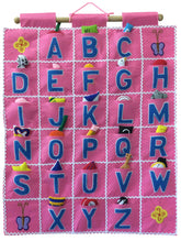 ABC Wall Hanging – Pink